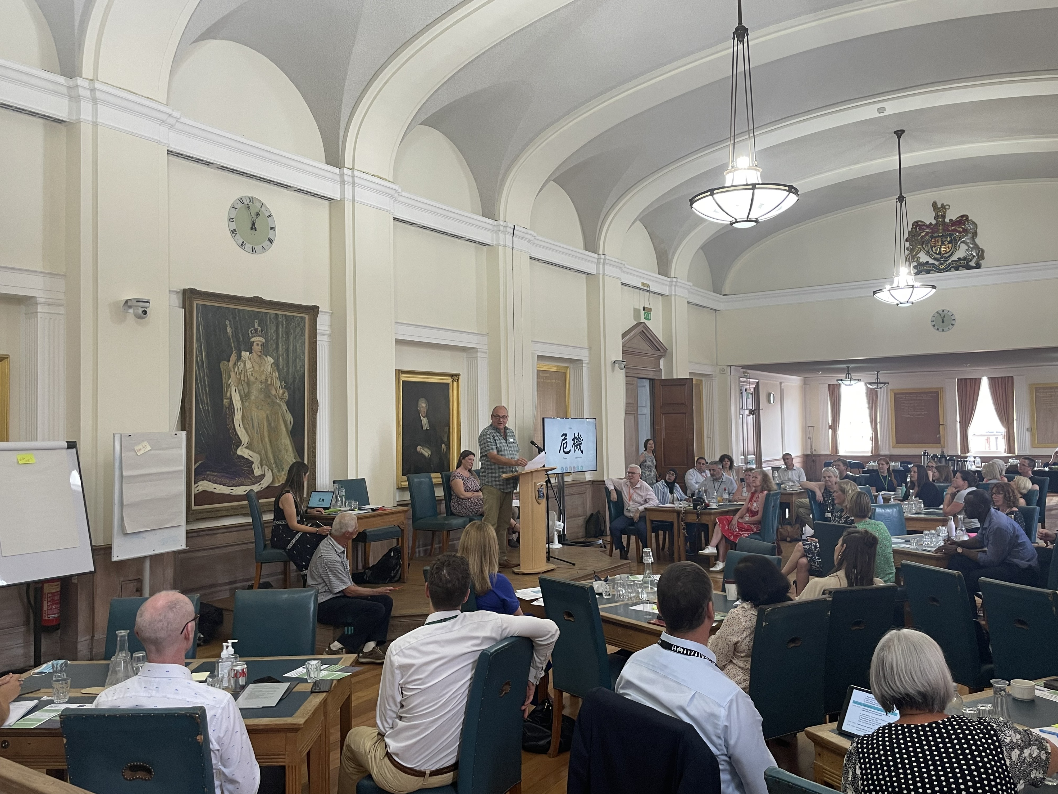 Delegates at the Cost of Living Crisis workshop at Kingston's Guildhall