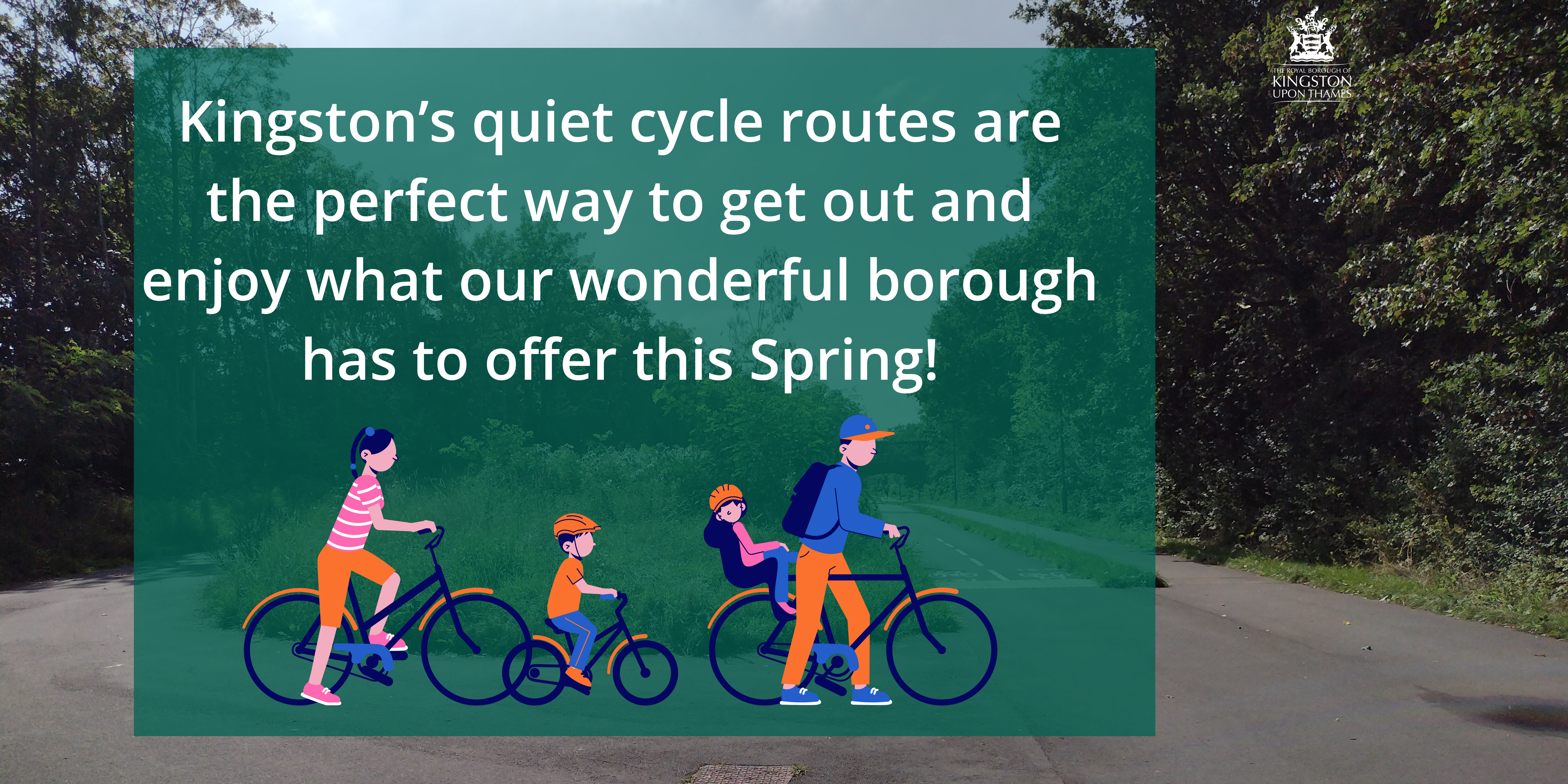 Kingston's quiet cycle routes are the perfect way to get out and enjoy what our wonderful borough has to offer this spring 2