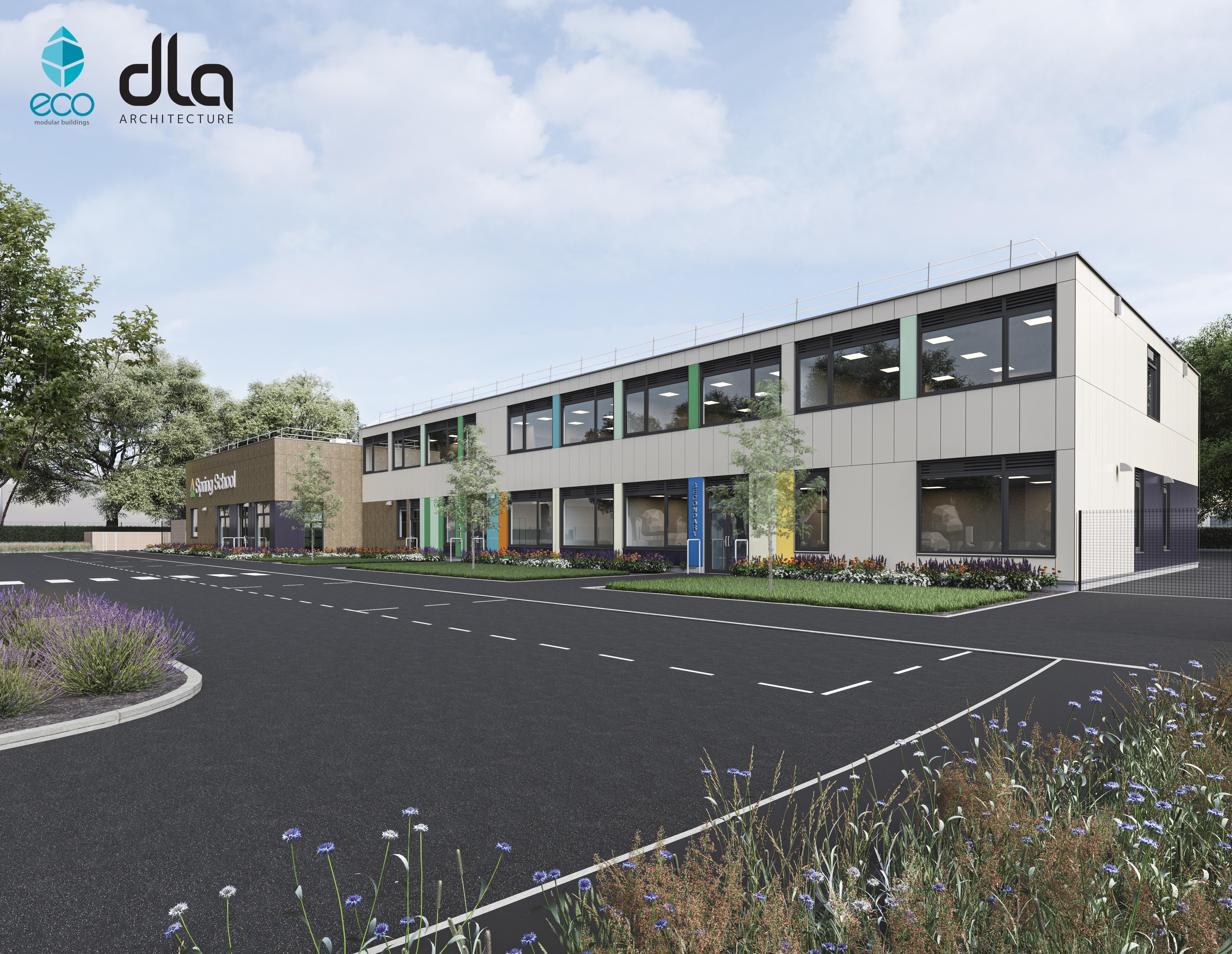Image of plans for new specialist autism school in Chessington