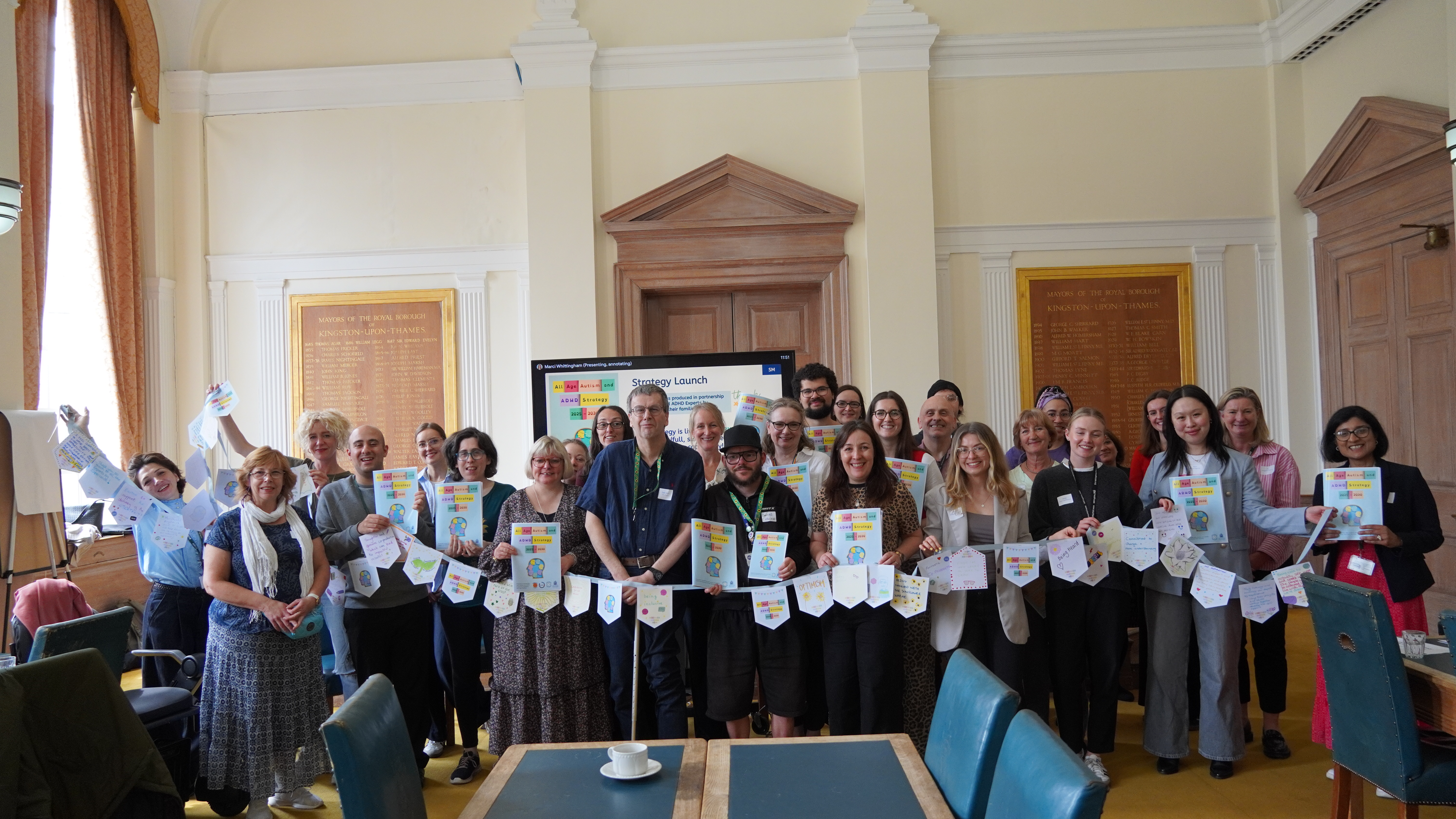 Experts by Experience, professionals and council staff came together at the launch of Kingston’s All-Age Autism and ADHD Strategy — celebrating co-production and shared commitment to inclusion.