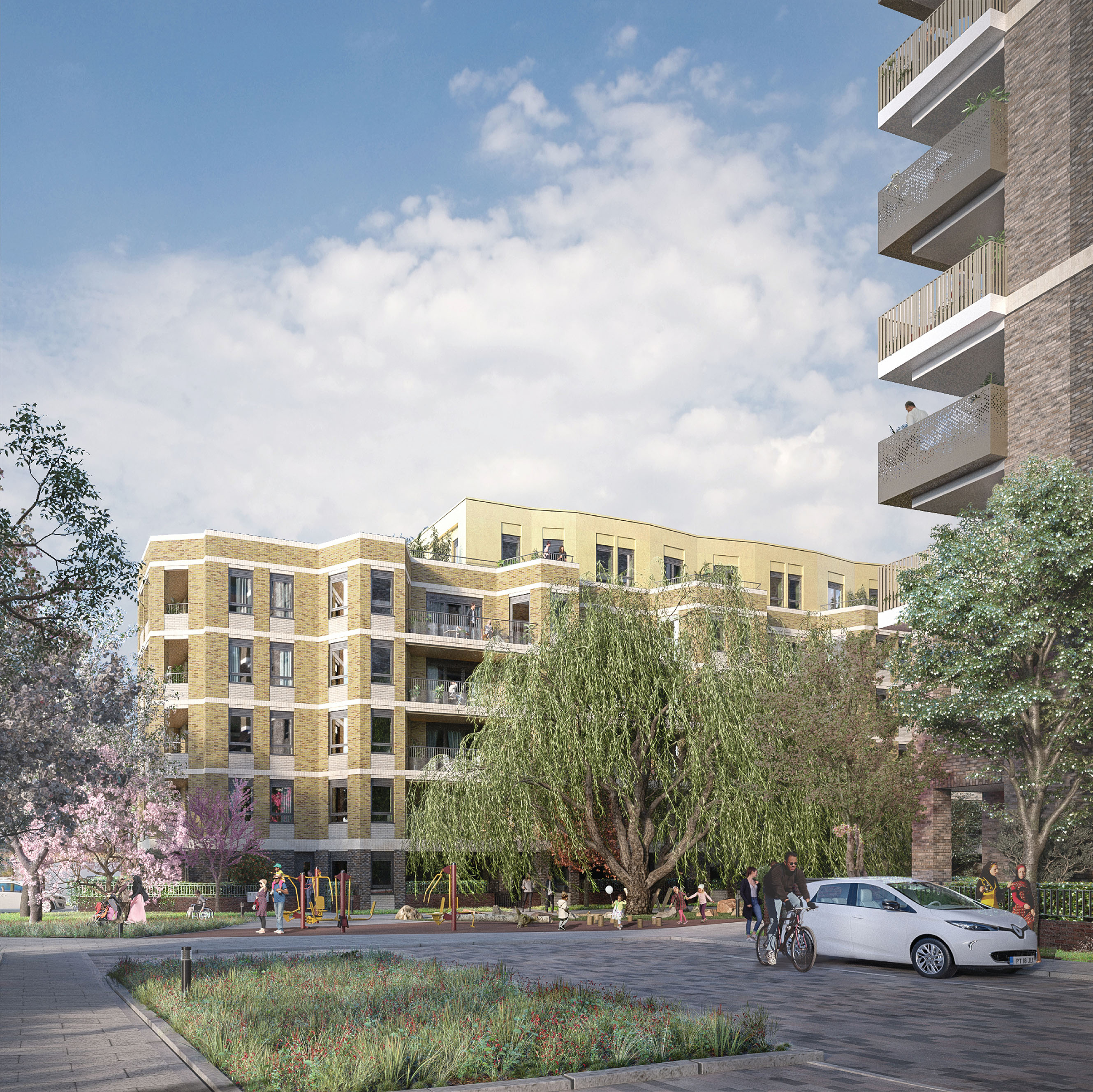 cambridge road estate cgi