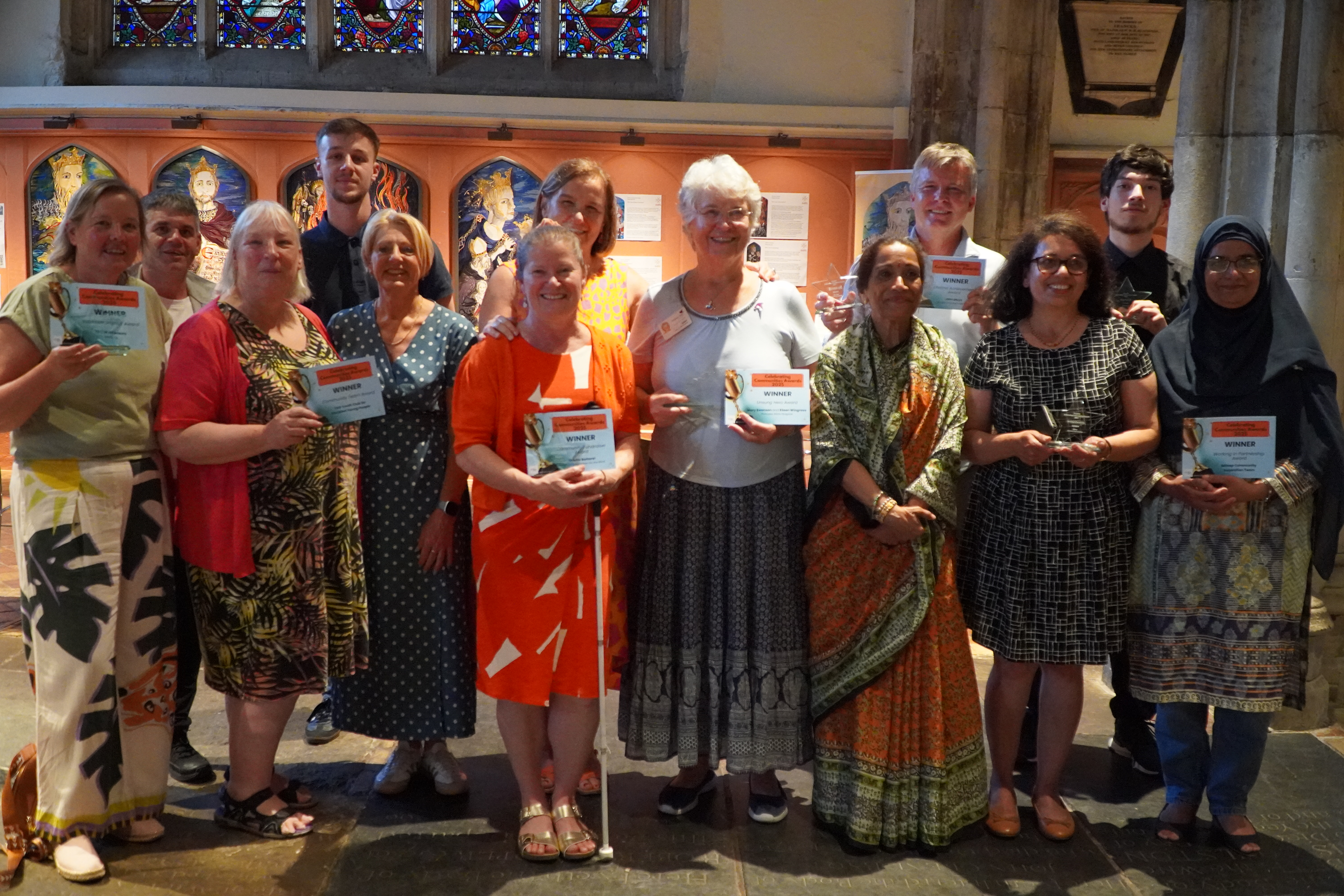 Award winners at the 2025 Celebrating Communities awards
