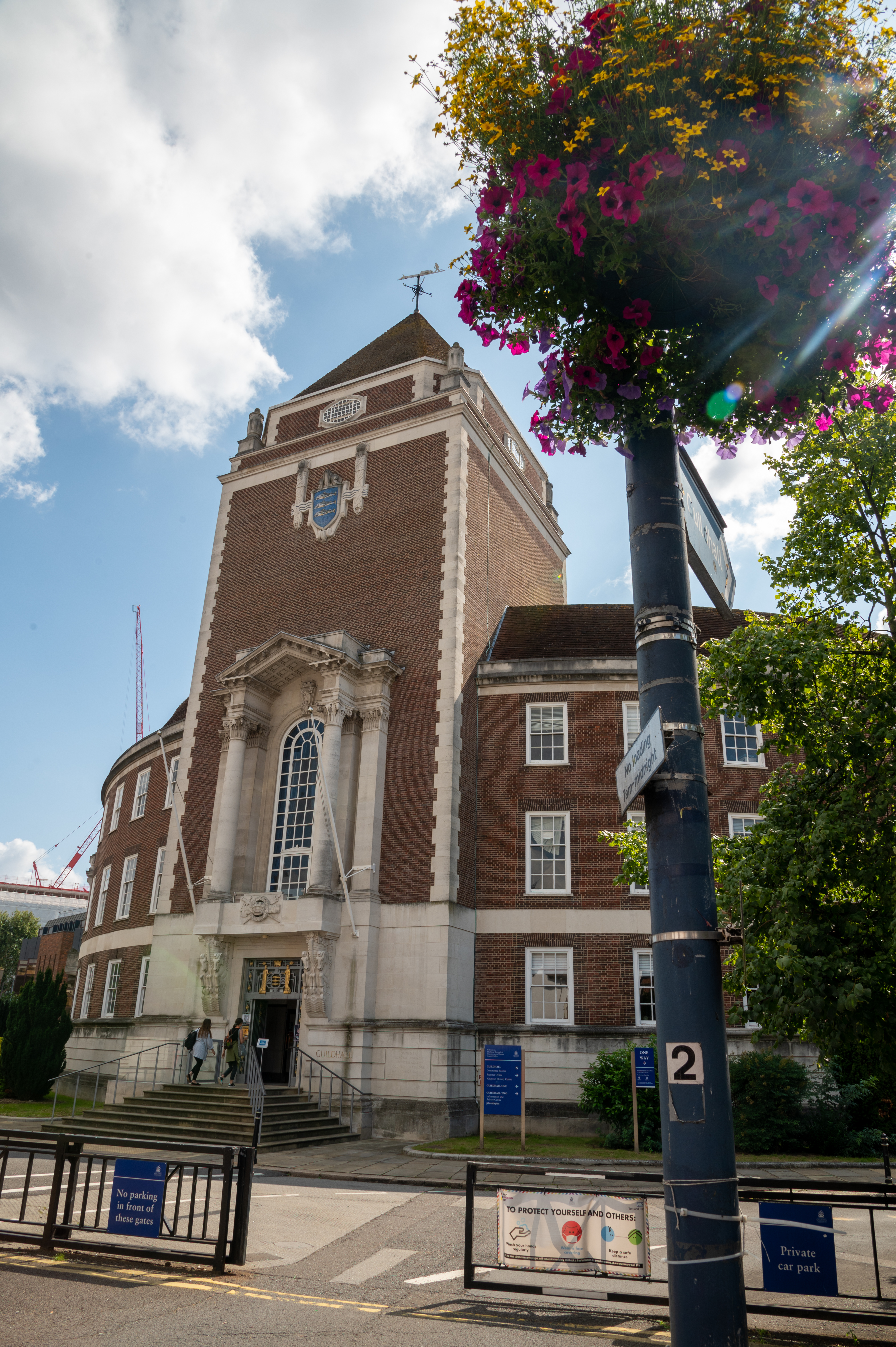 An image of the historic Guildhall building