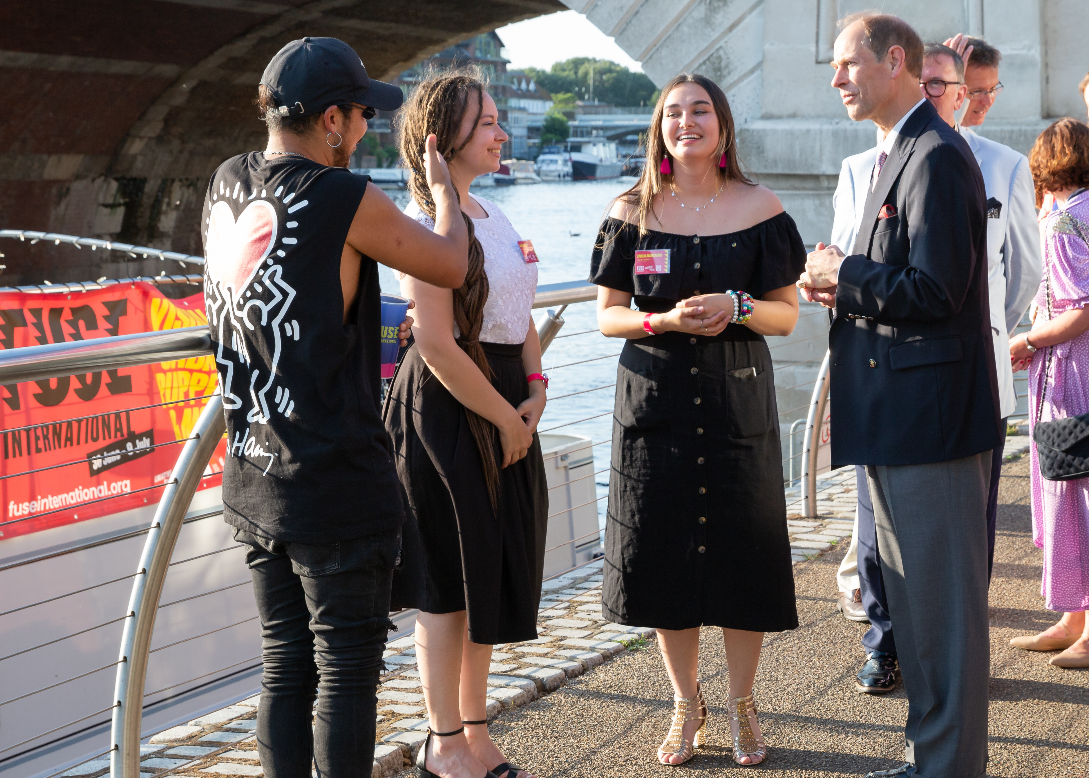 HRH the Duke of Edinburgh meets some of Creative Youth&#039;s young creatives