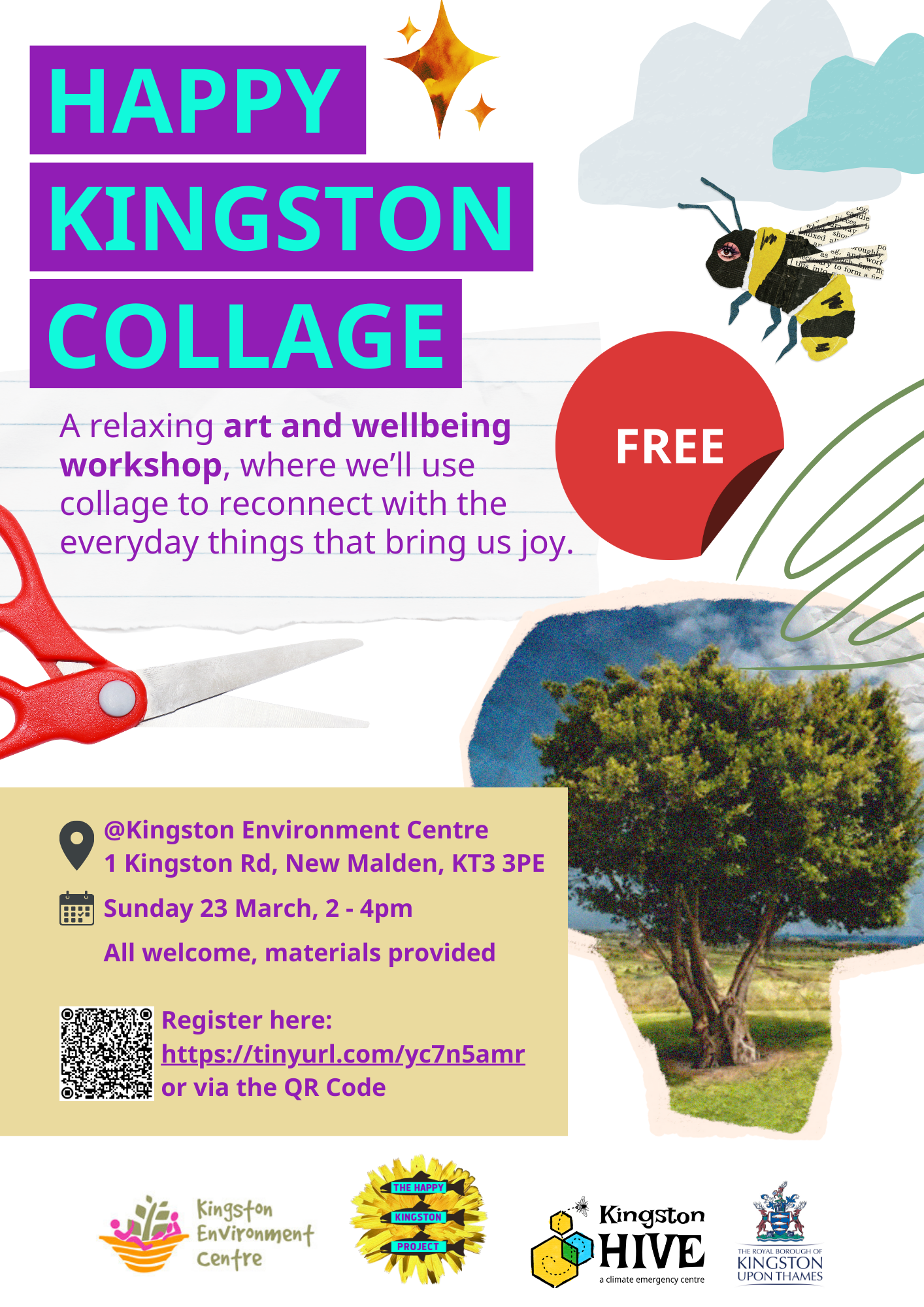 Happy Kingston Collage Workshop
