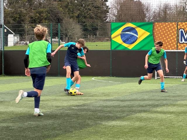 Players in the Race Equality Week football tournament