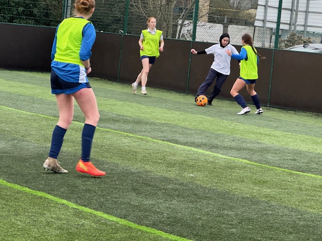 Players in the Race Equality Week football tournament at Goals Tolworth