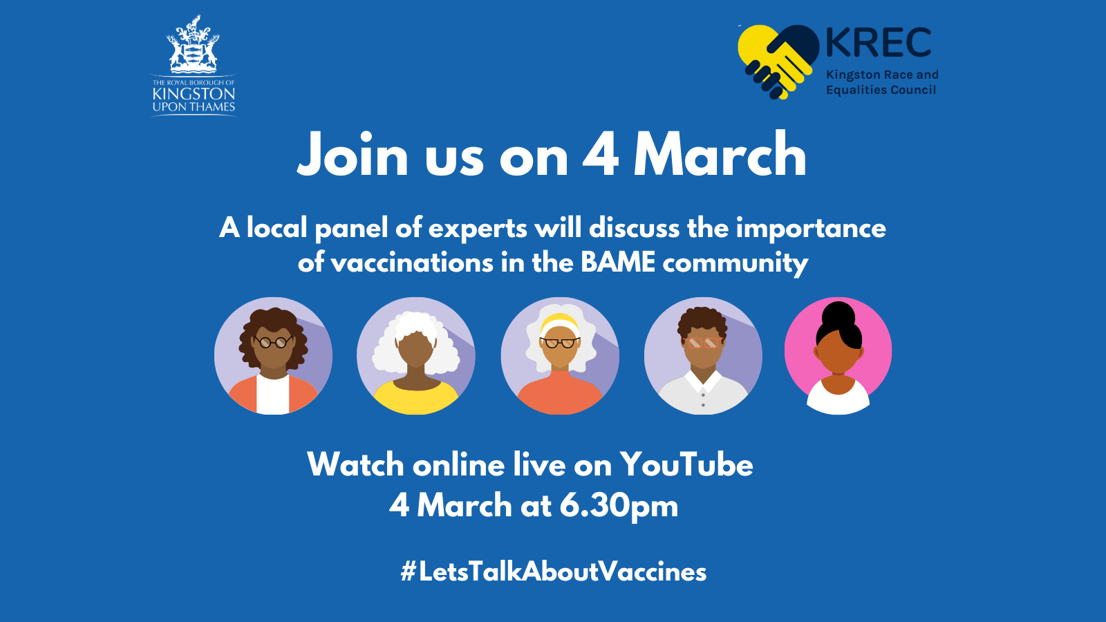 Join us on March 4 to discuss the Covid vaccine rollout in Kingston