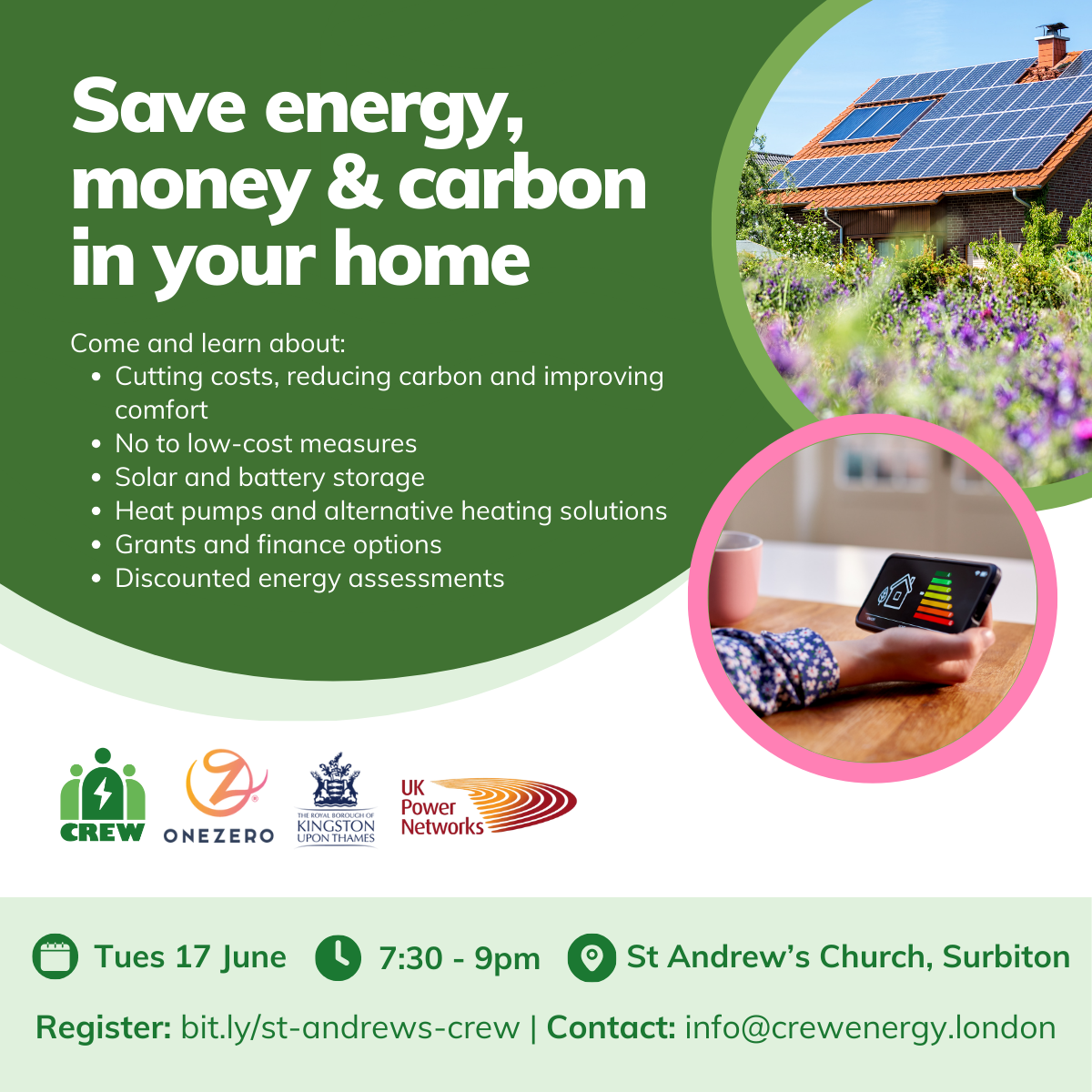 Save energy, save money.