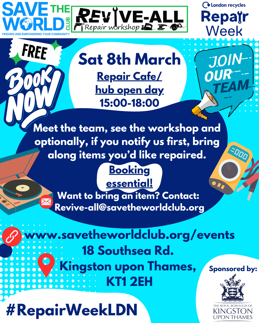 Revive-all Repair cafe / open day