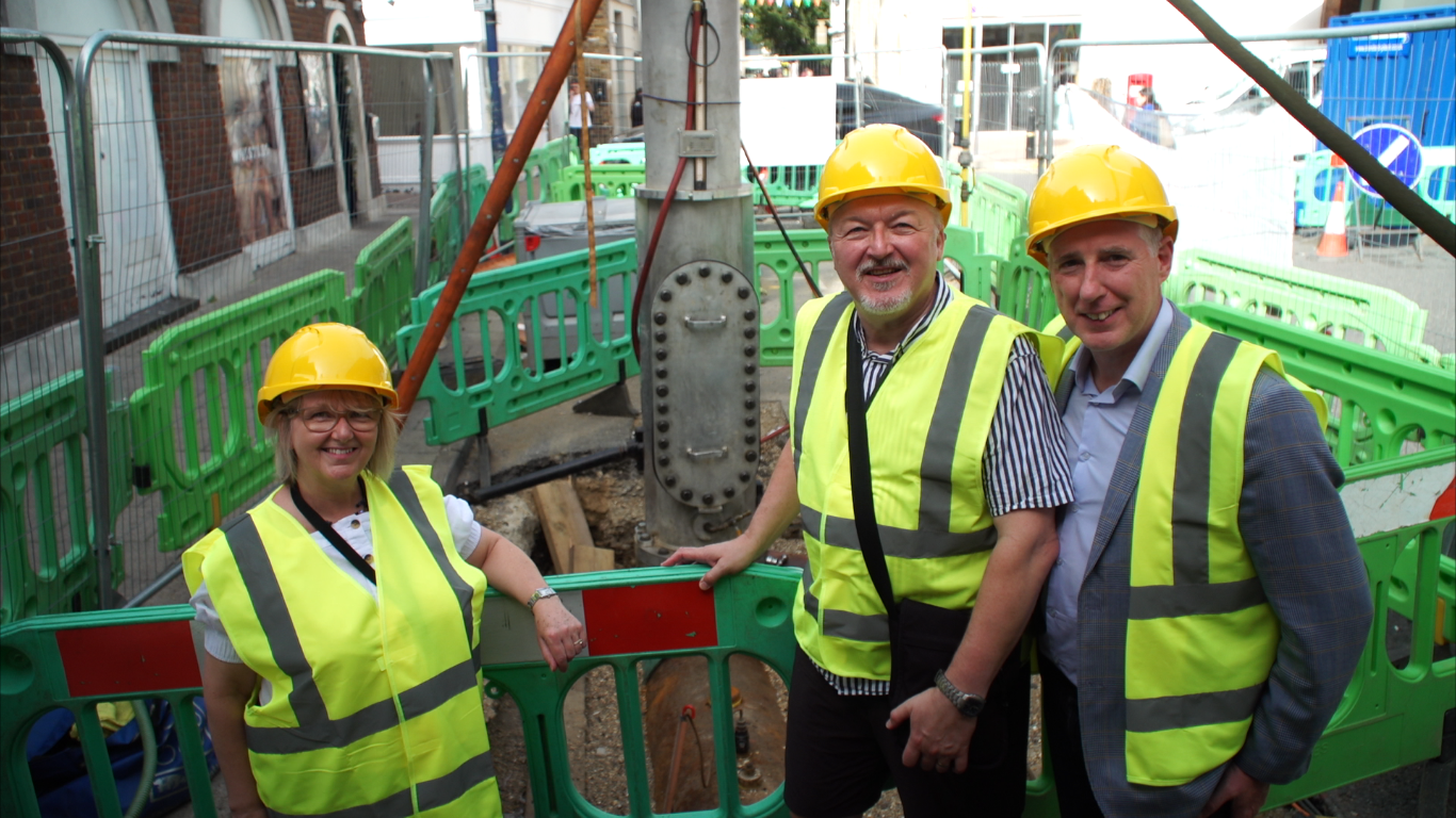 From Left to Right: Cllr Holt, Cllr Manders, Cllr Sweeney