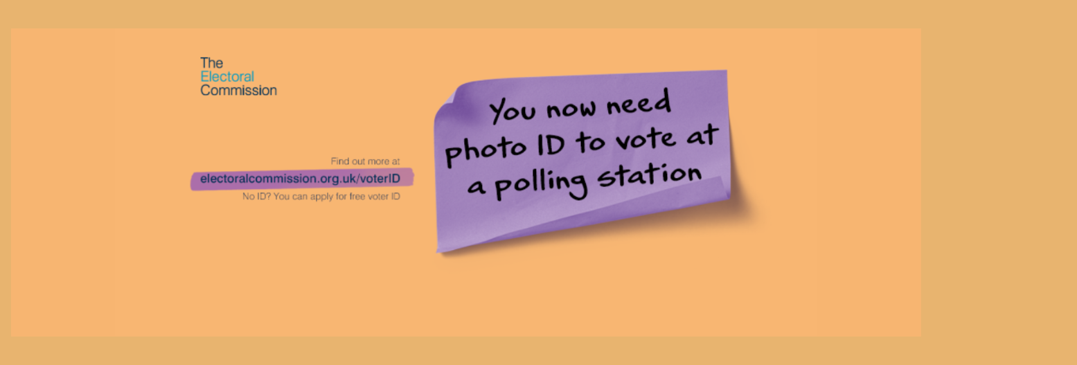 Electoral Commission - Voter ID banner