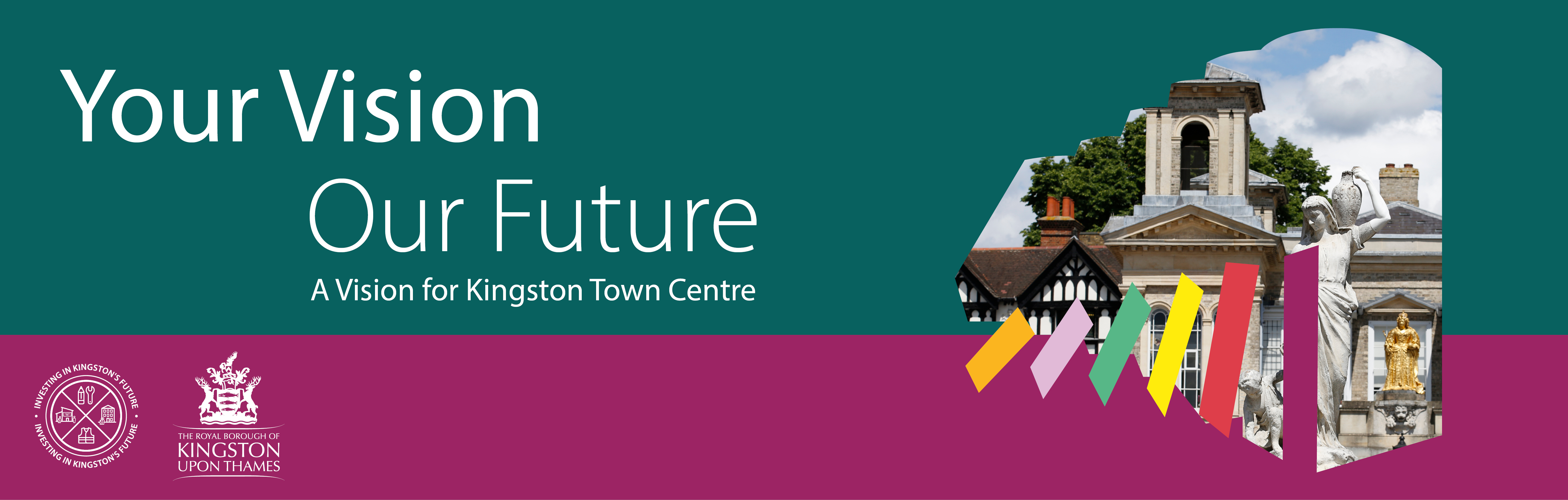 Front page of the document Your Vision Our Future with an image of the Market House