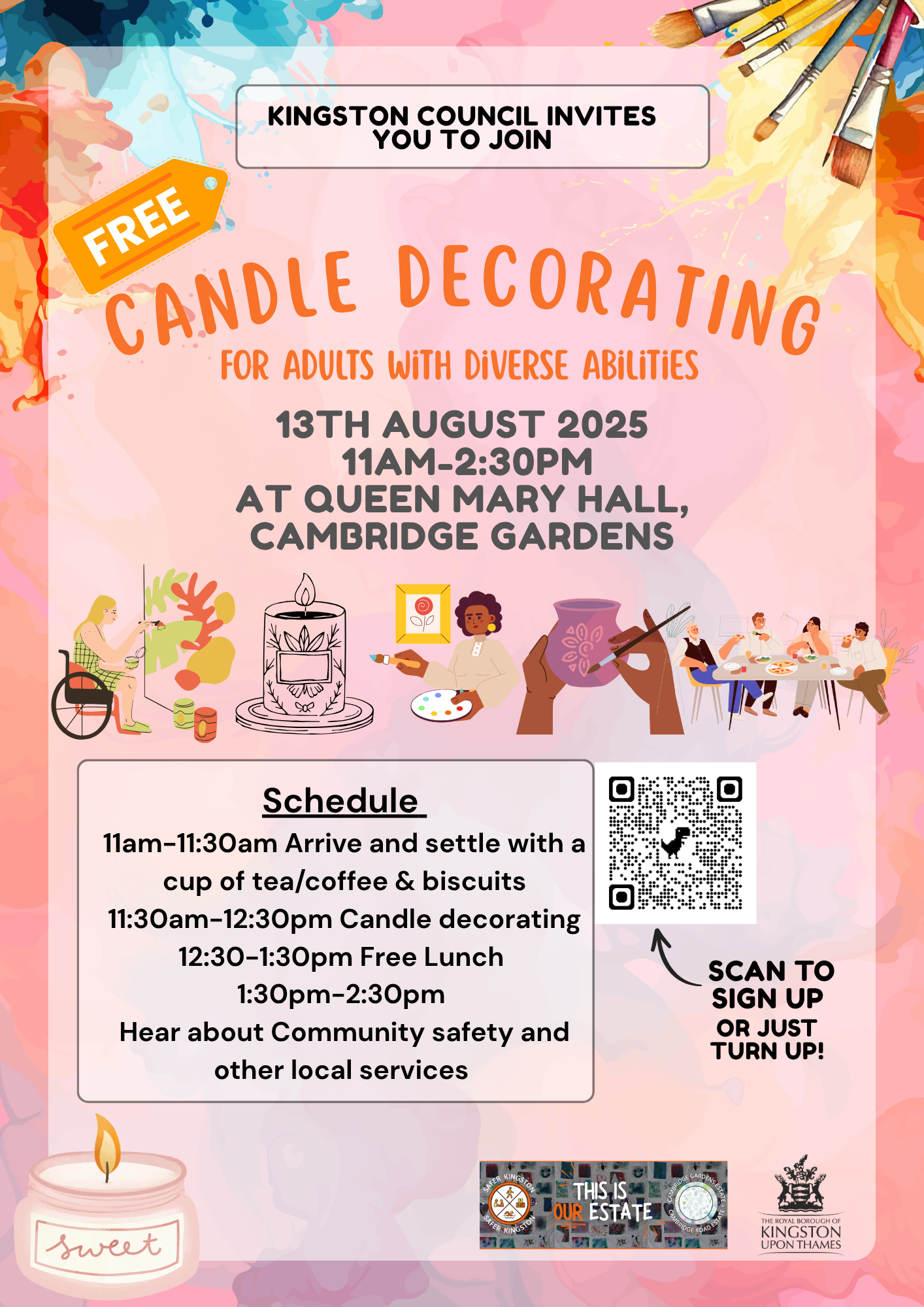 candle decorating event