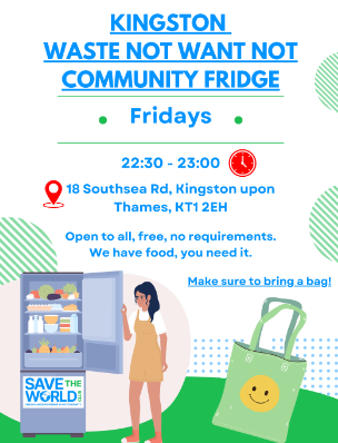 Community fridge poster