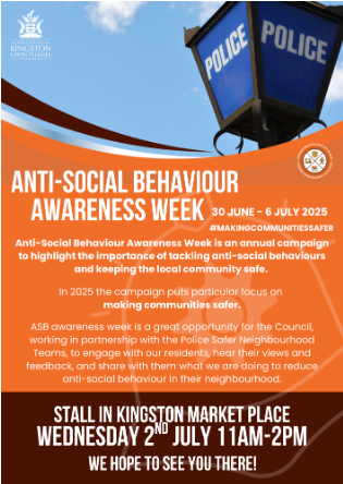 Anti social awareness poster