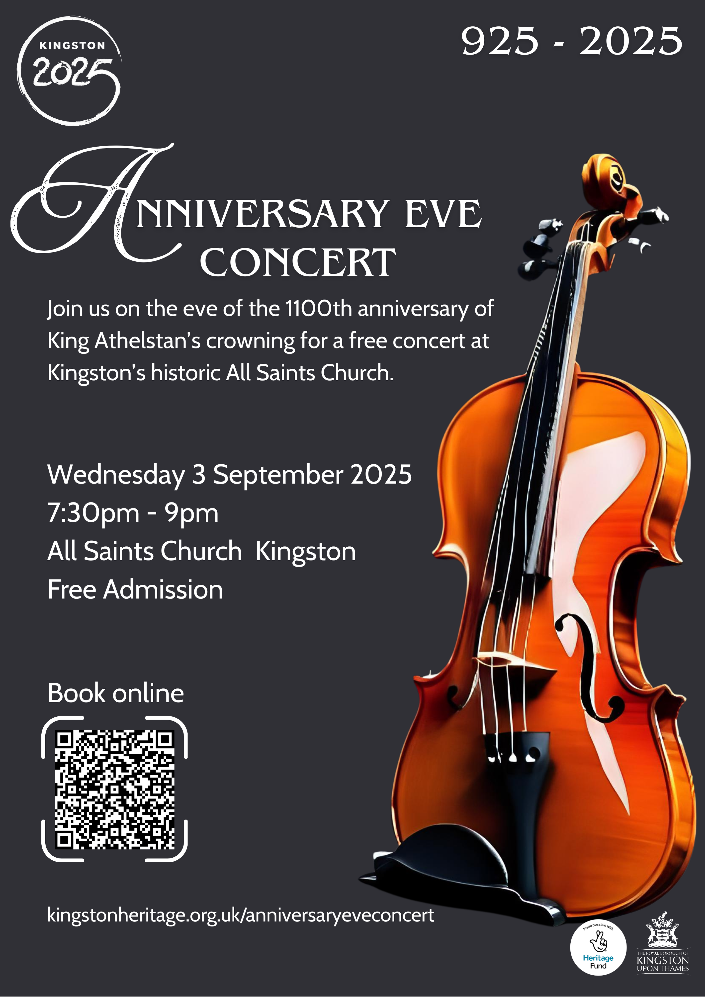 Poster for the Anniversary Eve concert