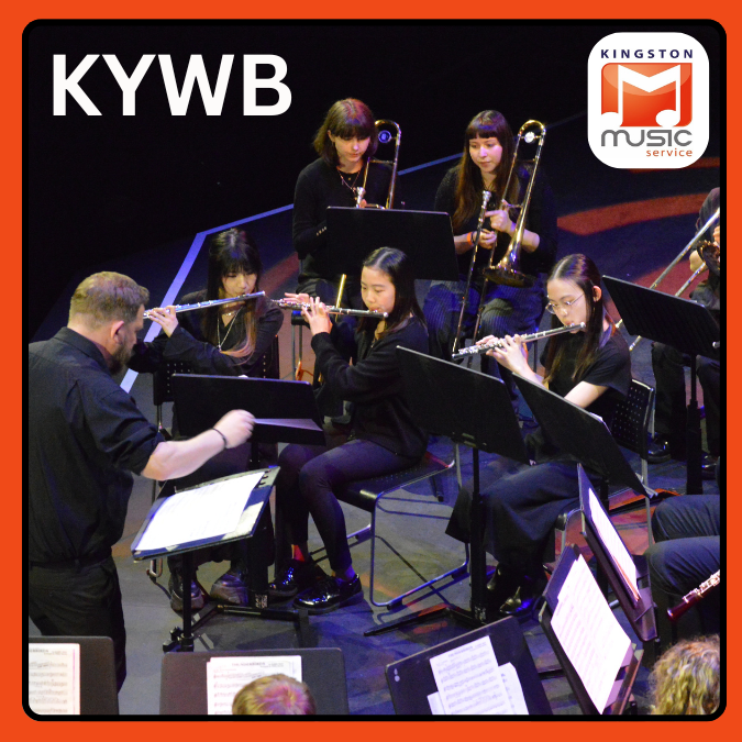Kingston Youth Wind Band performing at the Rose Theatre