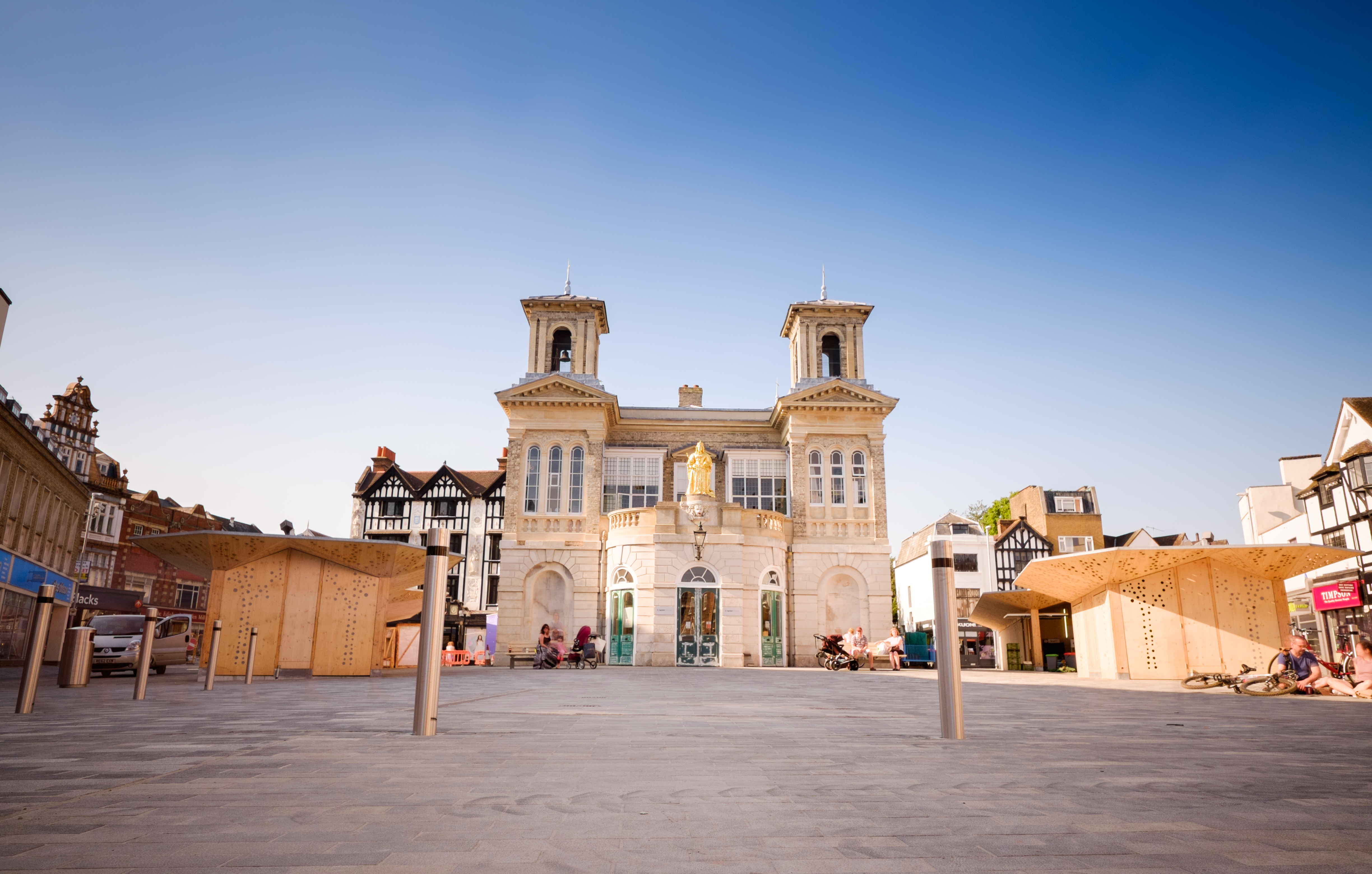 A photo of the Market House in Kingston Town Centre's Ancient Market Place.