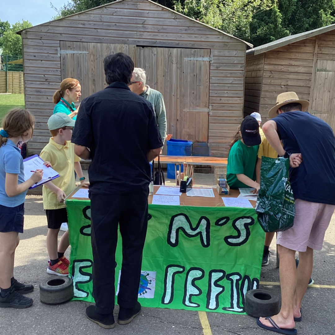 Kingston pupils launch eco refill shops to encourage community to reduce waste 