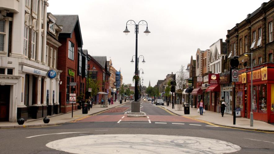 New Malden town centre