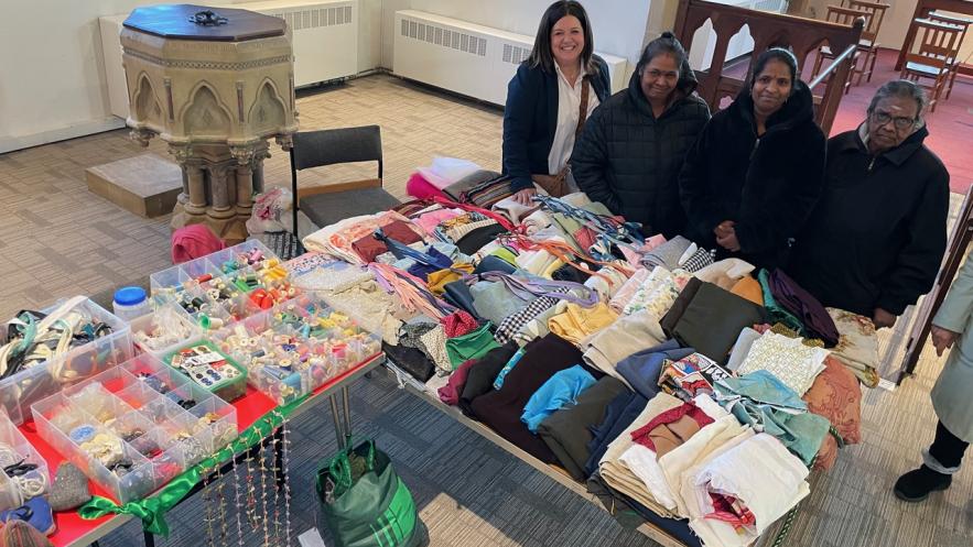 New arrivals to Kingston will create stitched panels expressing their story for a garment reflective of Kingston's fashion heritage